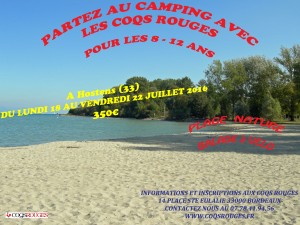 Affiche Séjour Hostens Juillet 2016