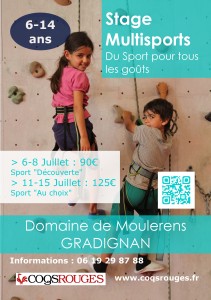 Affiche séjour Multisports 2016