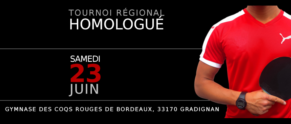 Tournoi régional homologué des Coqs Rouges
