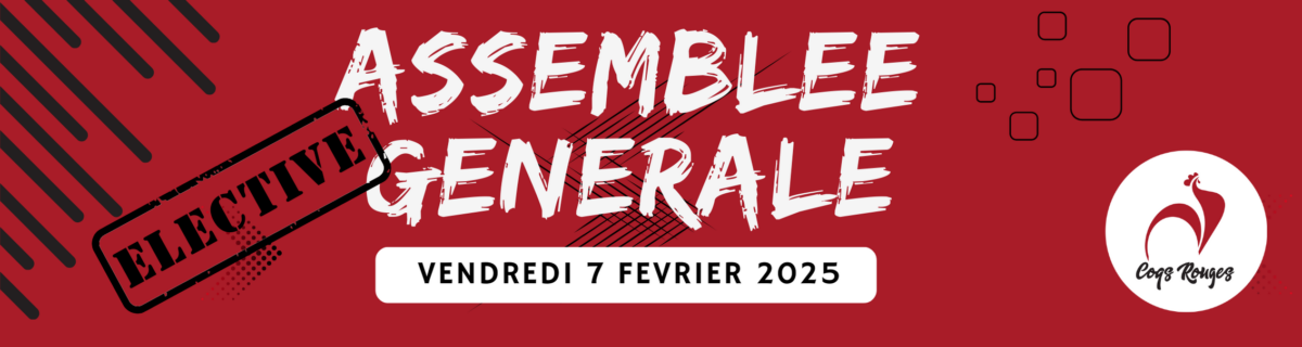 Convocation à l'assemblée générale des COQS ROUGES