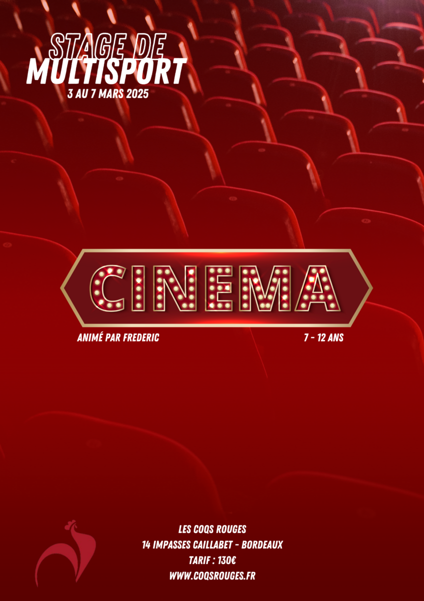 Stage multisport "Cinéma" du 3 au 7 mars 2025