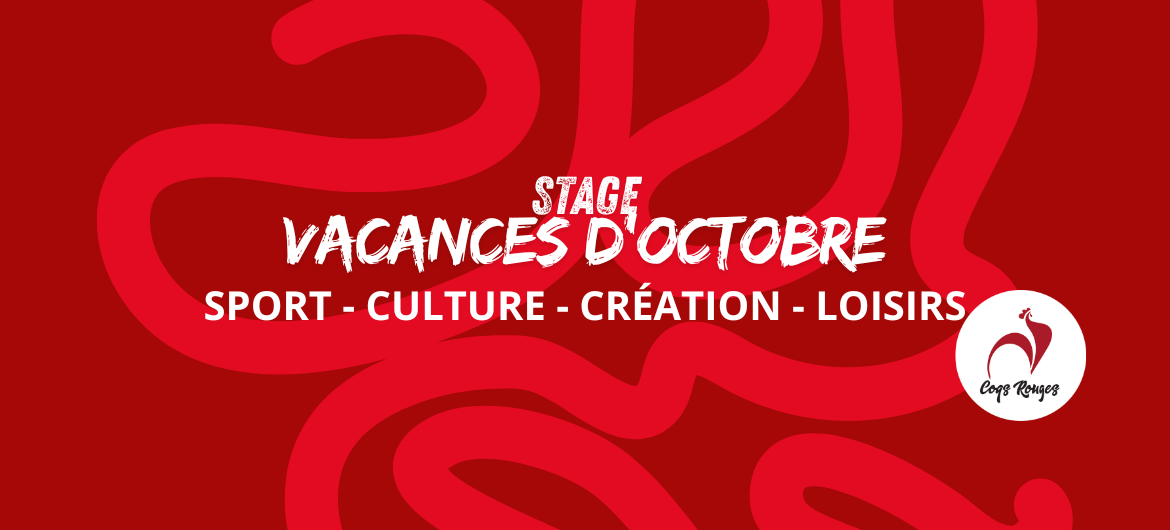 Stage Vacances d’Octobre – Sport, Culture, Création & Loisirs