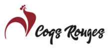 Logo des Coqs Rouges représentant un coq stylisé rouge
